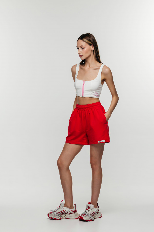 Шорты OYYO WOMEN BASE красные (S)
