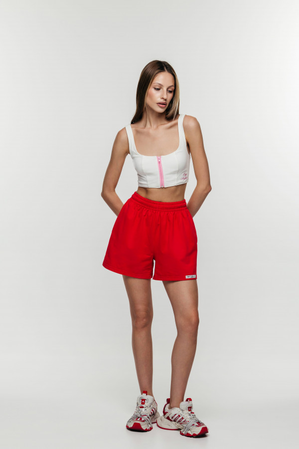 Шорты OYYO WOMEN BASE красные (S)